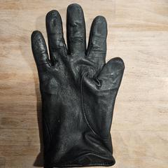 Leren zwarte rechter dames handschoen, jak zgłoszono do iLost