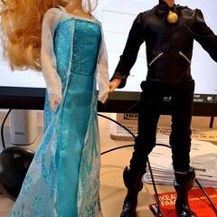 Hračkárske bábiky Barbier + Poupée Noire, ako bolo nahlásené IKEA Villiers-sur-Marne pomocou iLost