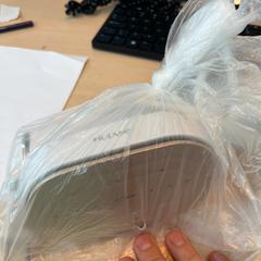 Ferro a vapor wit, como reportado por Haven Hotel Rotterdam utilizando o iLost