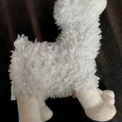 Vycpané zvíře Lama blanc, jak nahlášeno IKEA Lille pomocí iLost