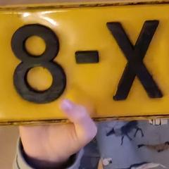 Nummerbord van een Mitsubishi, as reported to iLost