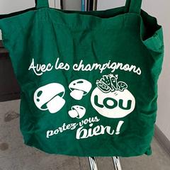 Sac tissu tissu vert, gemeldet von IKEA Brest Guipavas über iLost