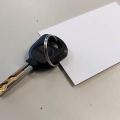 Kľúč, ako bolo nahlásené Centraal magazijn pomocou iLost