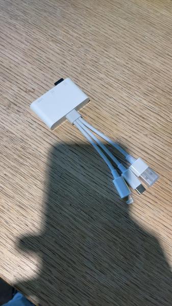 iPhone charger White