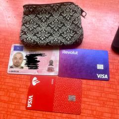 Wallet with cards (Piotr M. Lubawy), as reported to iLost