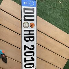 Duits kentekenplaat, as reported to iLost