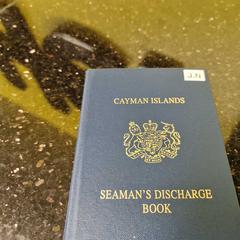 seamans discharge book, som rapportert av Hertz ved bruk av iLost