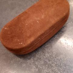 Glasses case with glasses, as reported by Rotterdam The Hague Airport using iLost