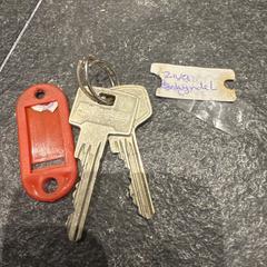 Sleutelbosje met rood label, jak zgłoszono do iLost