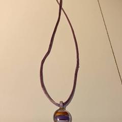 Necklace Glas met lila, as reported by IKEA Groningen using iLost