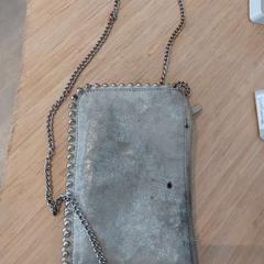 Schoudertasje zilver leatherlook, zoals gemeld door Gemeente Lochem met iLost