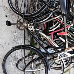 Zwarte opoefiets, jak nahlášeno Stadswerk072 pomocí iLost