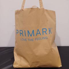 Bolsa papel primark, as reported by RÍO Shopping - Valladolid using iLost