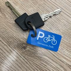 Chiavi della bicicletta, come riportato da Pathé Delft utilizzando iLost