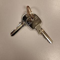 Kľúče, ako bolo nahlásené Vrije Universiteit Amsterdam pomocou iLost