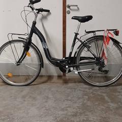 Bici da donna Lombardo Zwart, come riportato da Fietsdepot Hasselt utilizzando iLost