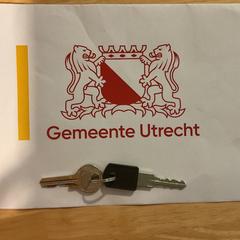 Kerékpár kulcs, amint azt Gemeente Utrecht az iLost segítségével jelentette.
