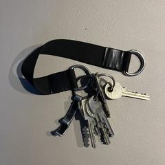 Sleutelbos met zwart koord en Vice hanger, as reported to iLost