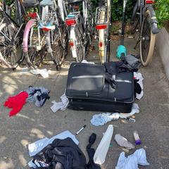 Zwarte koffer, gerapporteerd met iLost