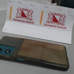 Mobiltelefon groen Motorola, gemeldet von Gemeente Utrecht über iLost