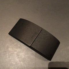 Sunglasses case Prada black, as reported by Van der Valk Hotel Amsterdam Zuidas using iLost