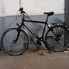 Férfi kerékpár Zwart-rood-wit Granville, amint azt Fietsdepot Hasselt az iLost segítségével jelentette.