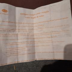 Papier feuille de maladie, zoals gemeld door TCL met iLost