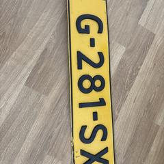 Kentekenplaat, jak bylo nahlášeno na iLost