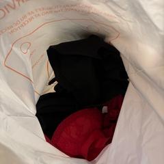 Bag full of clothes, as reported by Room Mate Bruno using iLost