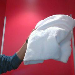 Asciugamano, come riportato da MEININGER Hotel Roma Termini utilizzando iLost