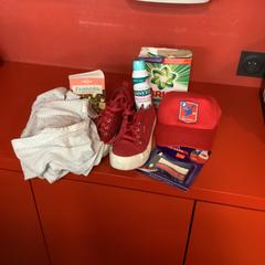 Clothes, Laundry detergent & Book, zgłoszono przez MEININGER Hotel Bordeaux Gare Saint-Jean przy użyciu iLost