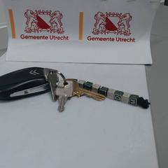 Kluczyk samochodowy citroen, zgłoszono przez Gemeente Utrecht przy użyciu iLost