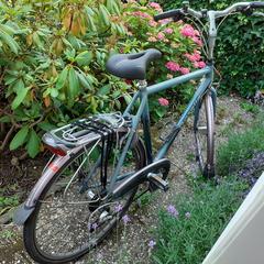 Herenfiets gazelle blauw groen met sleutels, segons s'ha informat a iLost