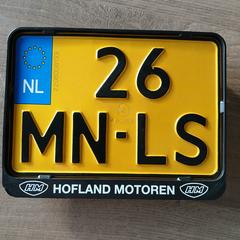 Kentekenplaat, amint azt az iLostnak jelentették.