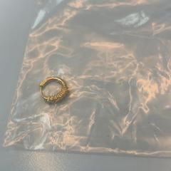 Orecchino goudkleurig, come riportato da UMC Utrecht utilizzando iLost