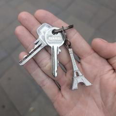 Bos sleutels met Eiffeltoren, segundo informou a iLost