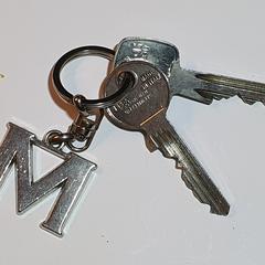 huissleutels met sleutelhanger M, segundo informou a iLost