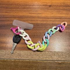 Sleutel met kleurrijke hanger, zoals gemeld door Gemeente Heemstede met iLost