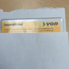 Jugendticket, gemeldet von Schönbrunn "Group Center" über iLost