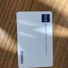 Parkausweis, zoals gemeld door Vrije Universiteit Brussel (VUB) met iLost