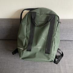 Groene fiets rugzak, gerapporteerd met iLost