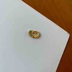 Goudkleurige oorbellen goud, gemeldet von UMC Utrecht über iLost