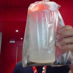 Bottle +  peace of airpod + laser, gemeldet von MEININGER Hotel Roma Termini über iLost