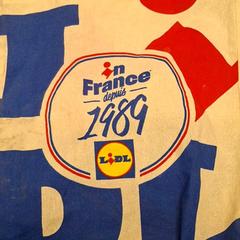 Flagga Lidl, rapporterat av IKEA Montpellier med iLost