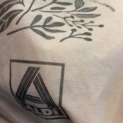 Skor & Väska shoes in beige Aldi bag, rapporterat av Eindhoven Airport med iLost