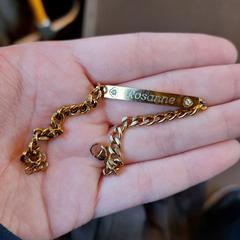 Goud armbandje "Rosanne", jak zgłoszono do iLost
