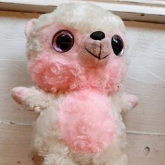 İLost kullanarak DierenPark Amersfoort tarafından bildirildiği gibi Knuffel Wit met roze, lange gestreepte staart