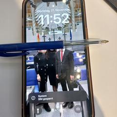 Mobiele telefoon Wit Apple, as reported by Arriva Limburg Zuid using iLost