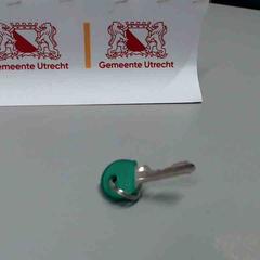 Kľúč, ako bolo nahlásené Gemeente Utrecht pomocou iLost