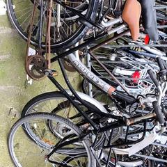 Zwarte opoefiets, amint azt Stadswerk072 az iLost segítségével jelentette.